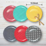 Color Festival 10.5" Dinner Plate (set of 6)