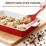 10-Piece Ceramic Bakeware Set – Red