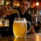 37oz Glass Beer Mugs with Handle Set of 2