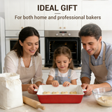 10-Piece Ceramic Bakeware Set – Red