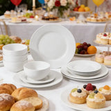 Embossed 12-Piece Dinnerware Set