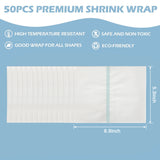50 Pcs Sublimation Shrink Wrap Sleeves