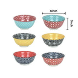 Color Festival 6" Bowl (set of 6)