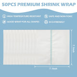 50 Pcs Sublimation Shrink Wrap Sleeves