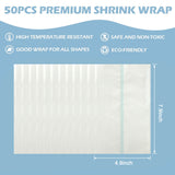 50 Pcs Sublimation Shrink Wrap Sleeves