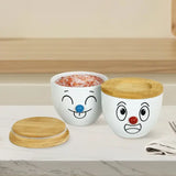 Salt and Pepper Bowls, 12 oz Salt Cellar with Lid, Set of 2