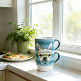14 OZ stacking mug, set of 2, Green