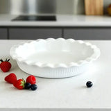 9" Ruffle Pie Dish – PK of 6