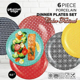 Color Festival 10.5" Dinner Plate (set of 6)