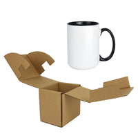 11 OZ Sublimation Coated  Blank Mugs 2-Tone + shipping Cardborad Box,Pallet  of 1,200 Ps Mugs + 1,200 Boxes