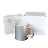 11 Oz Golden Sublimation Blank Mugs With Cardboard Box and Foam Supports, Case Of 18